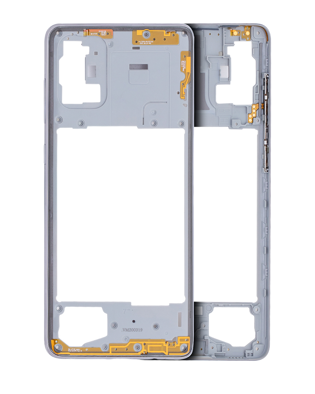 Midframe/Bezel for Samsung Galaxy A71 (A715 / 2020) (Aftermarket Plus) (Prism Crush Silver)