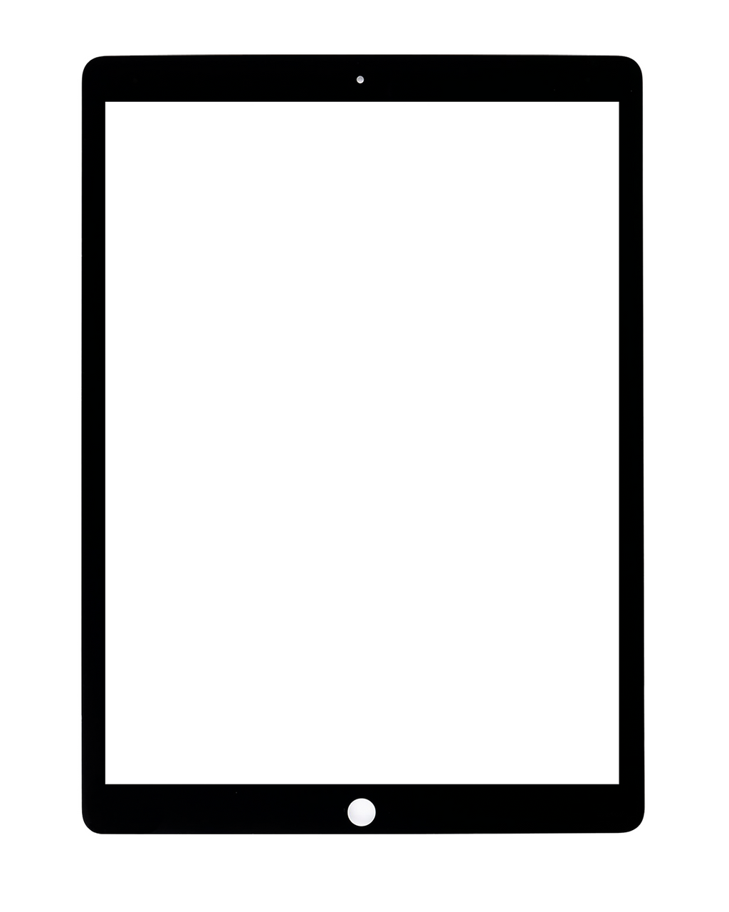 Front Glass only for iPad Pro 12.9" 2nd Gen (2017) (Black) (Glass separation required)
