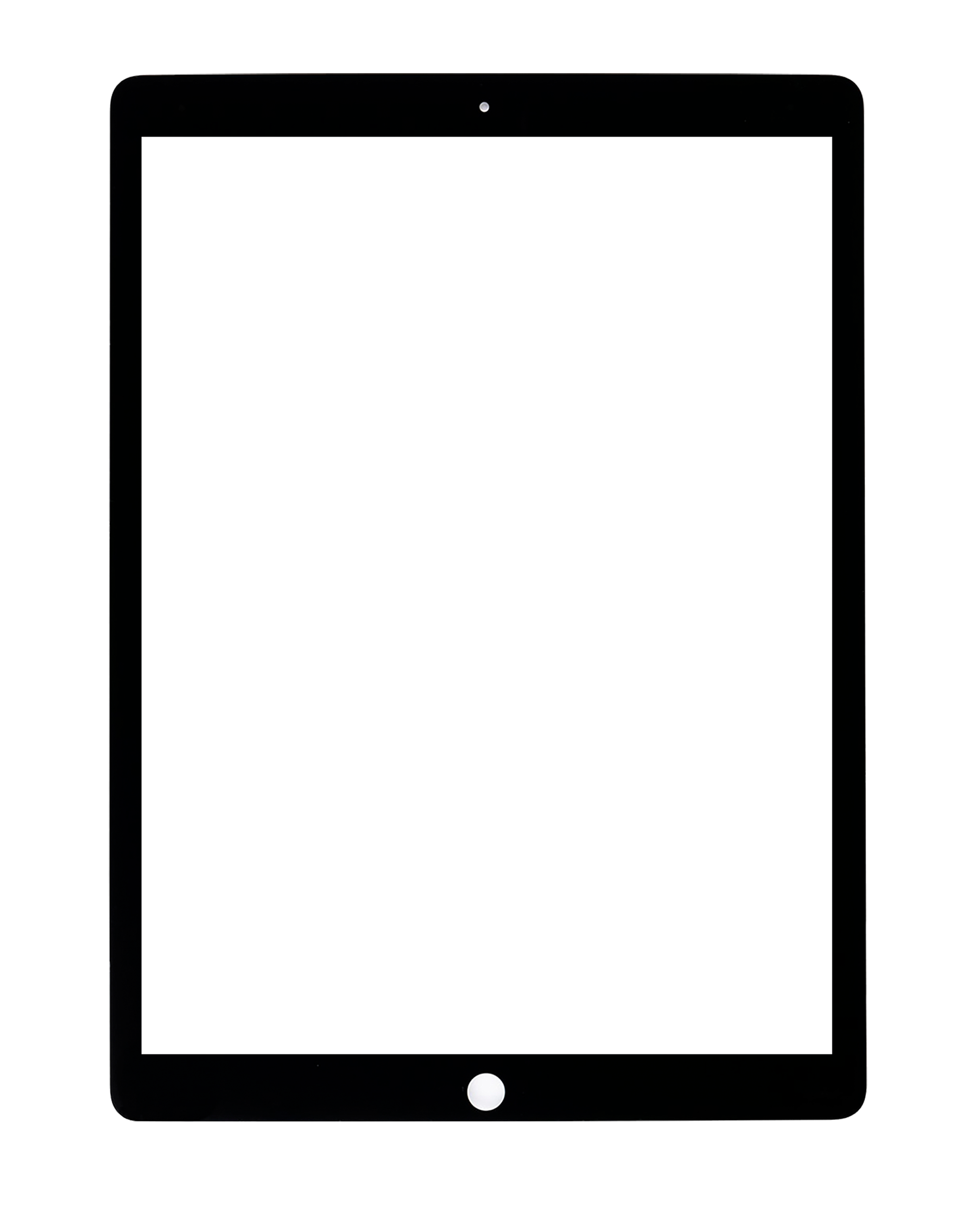 Front Glass only for iPad Pro 12.9" 2nd Gen (2017) (Black) (Glass separation required)