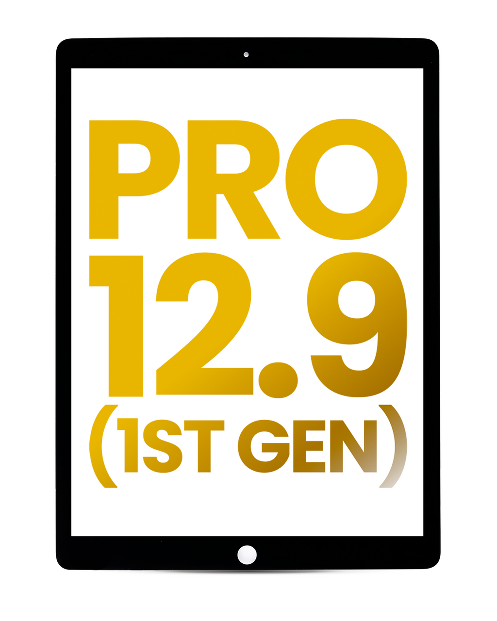 Digitizer iPad Pro 12.9 1. Gen (2015) Schwarz Premium Glastrennung erforderlich