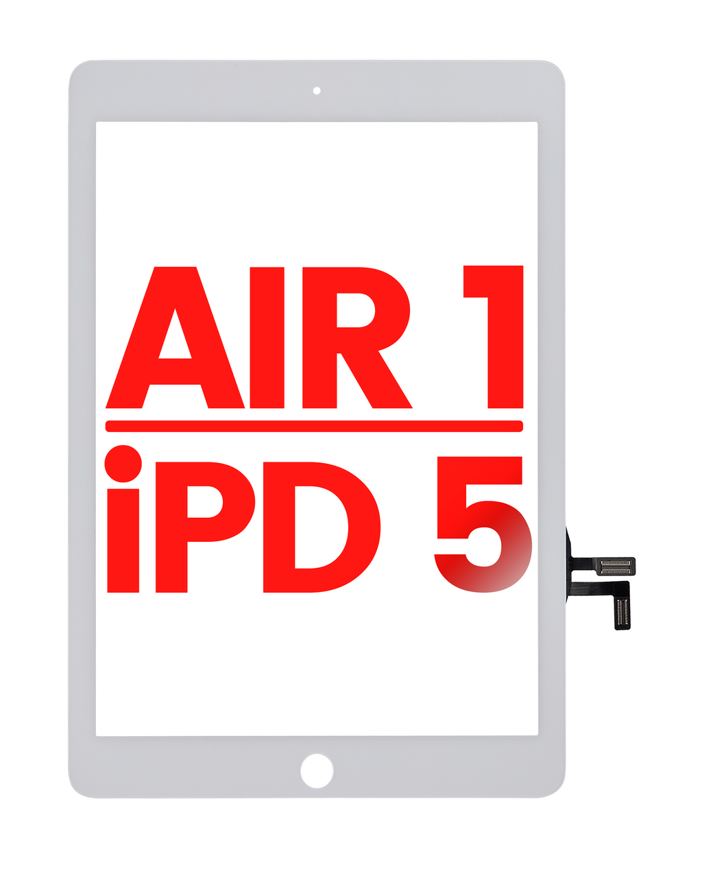 Digitizer iPad Air 1/5 (2017) Weiß Aftermarket+ ohne Home Button