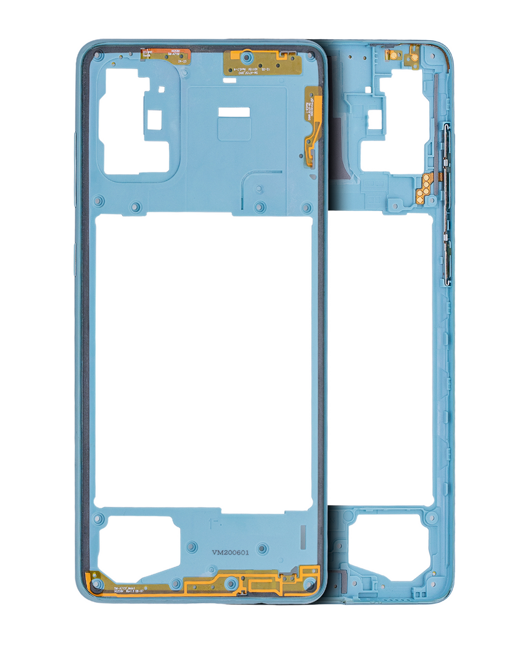 Midframe/Frame for Samsung Galaxy A71 (A715 / 2020) (Aftermarket Plus) (Prism Crush Blue)