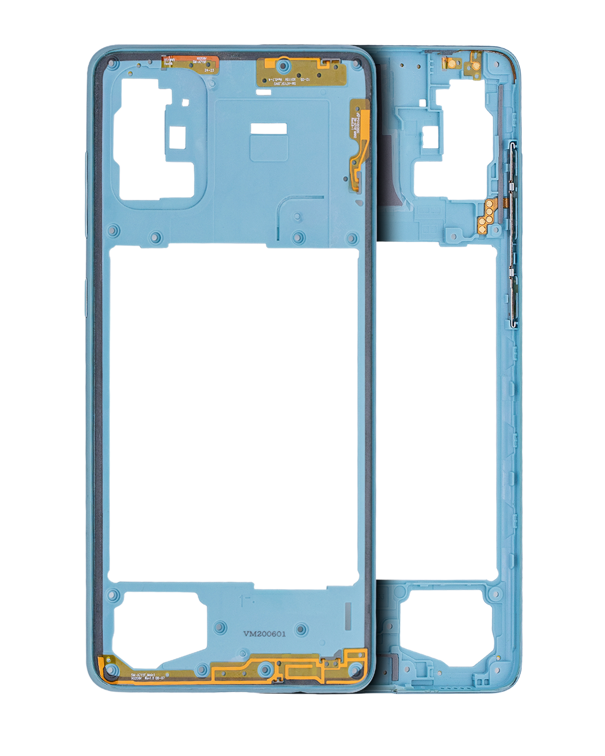 Midframe/Frame for Samsung Galaxy A71 (A715 / 2020) (Aftermarket Plus) (Prism Crush Blue)