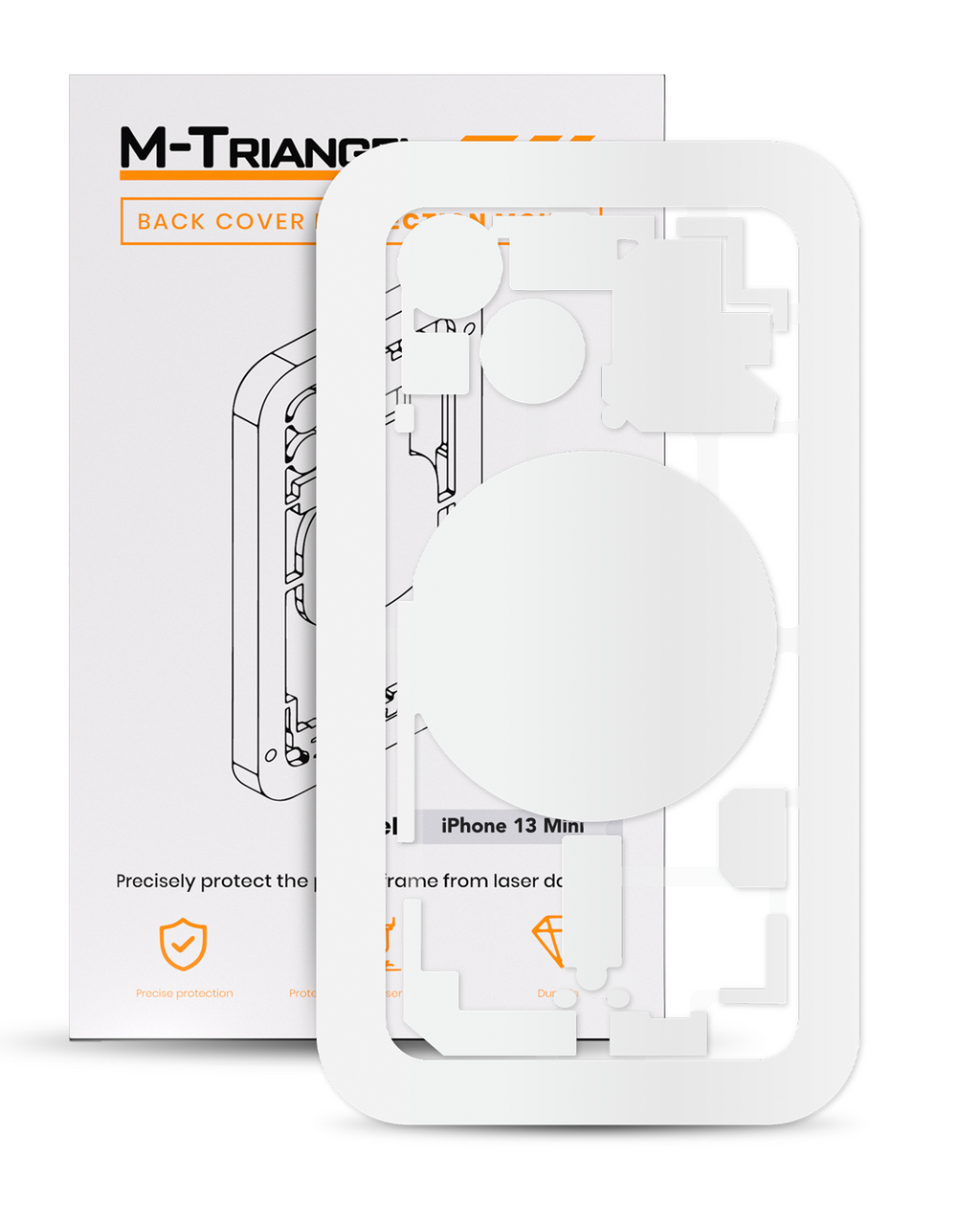 Laser Protection Mold for iPhone 13 Mini (M-Triangel)