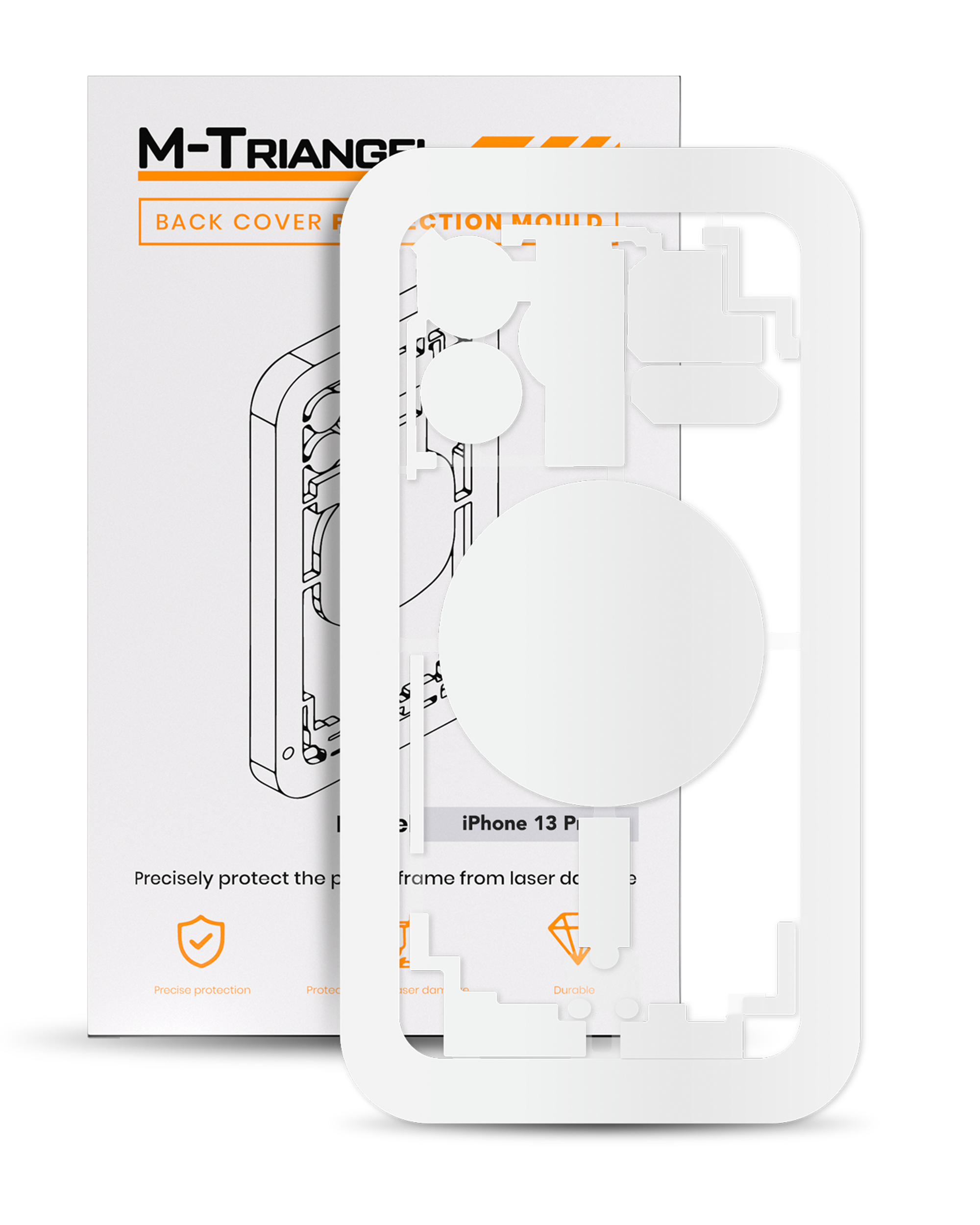 Laser machine protection mold for iPhone 13 Pro (M-Triangel)