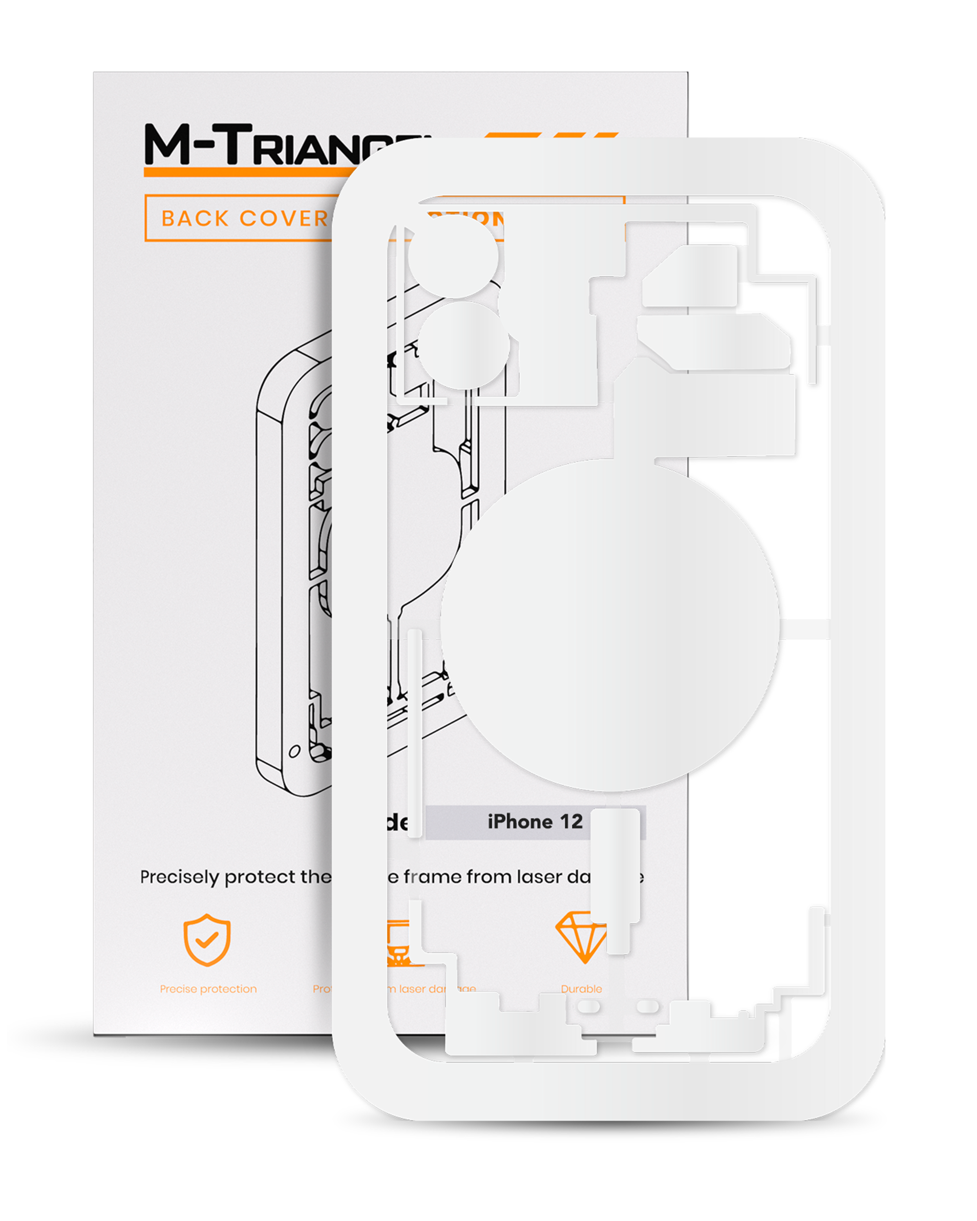 Laser Machine Protection Form for iPhone 12 (M-Triangel)