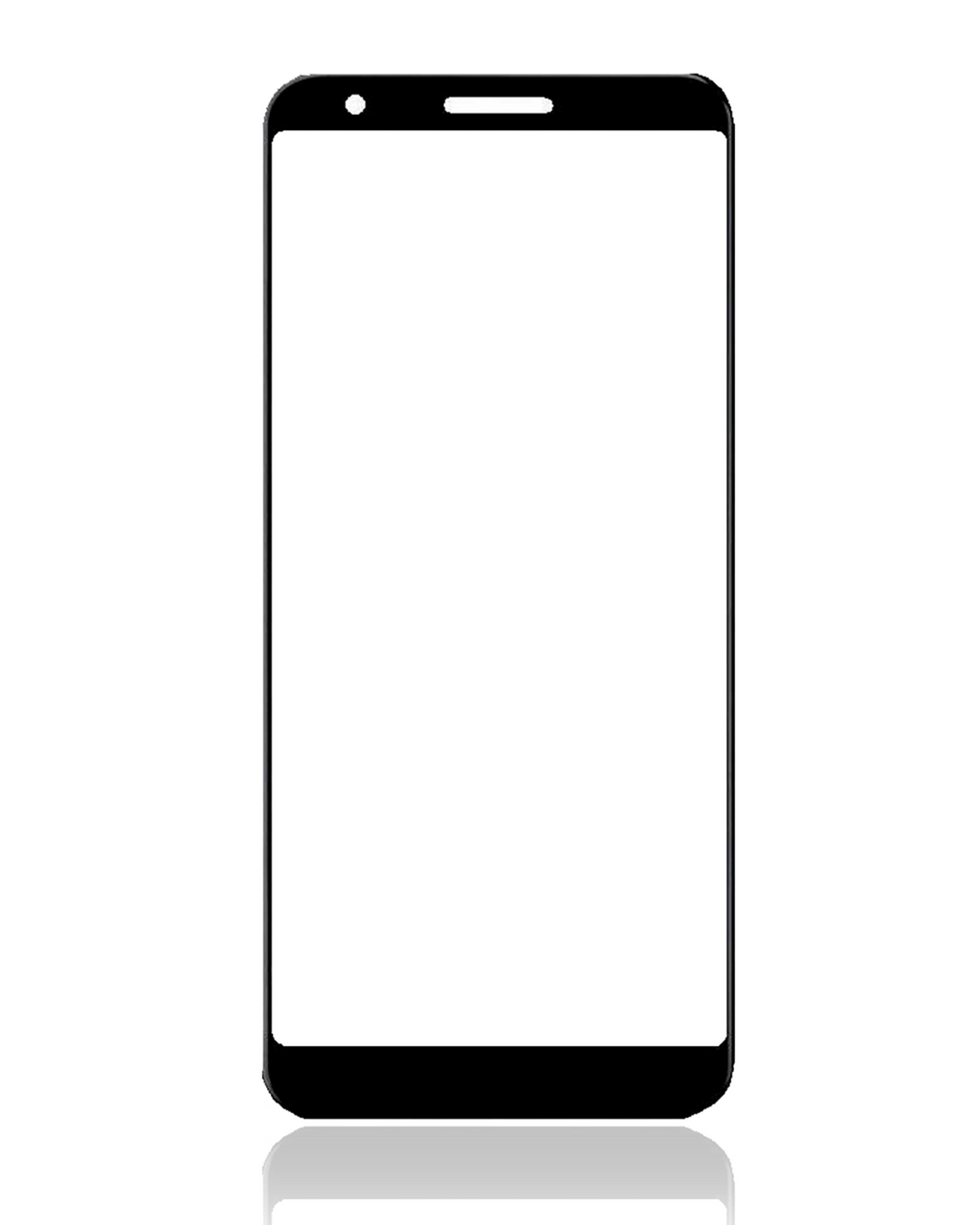 Frontglas für Google Pixel 3a (Just Black)