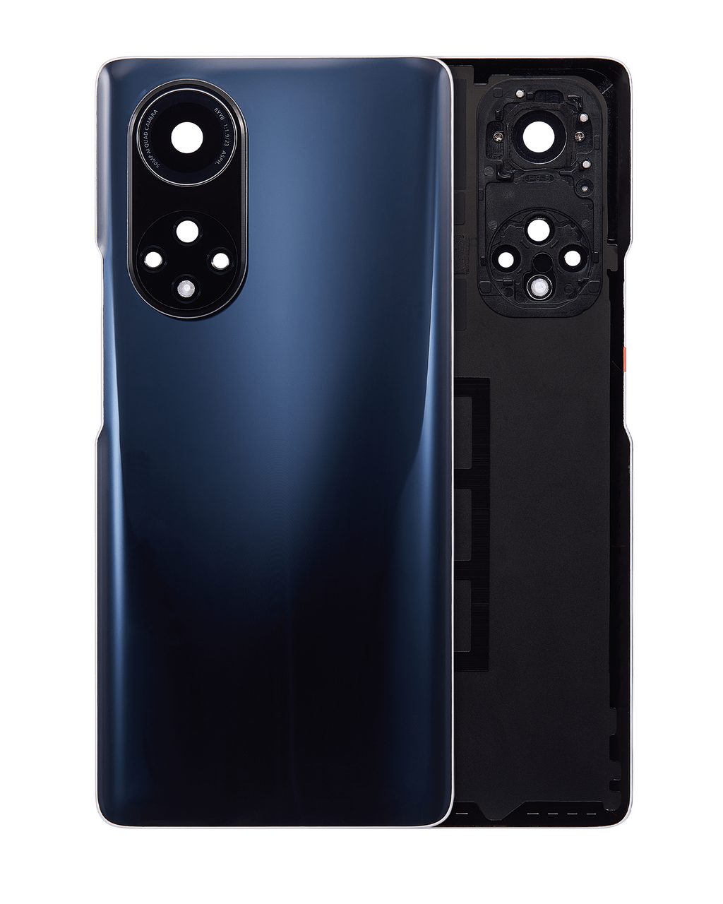Glass Back Cover with Camera Lens for Huawei Nova 9 Pro (Black)