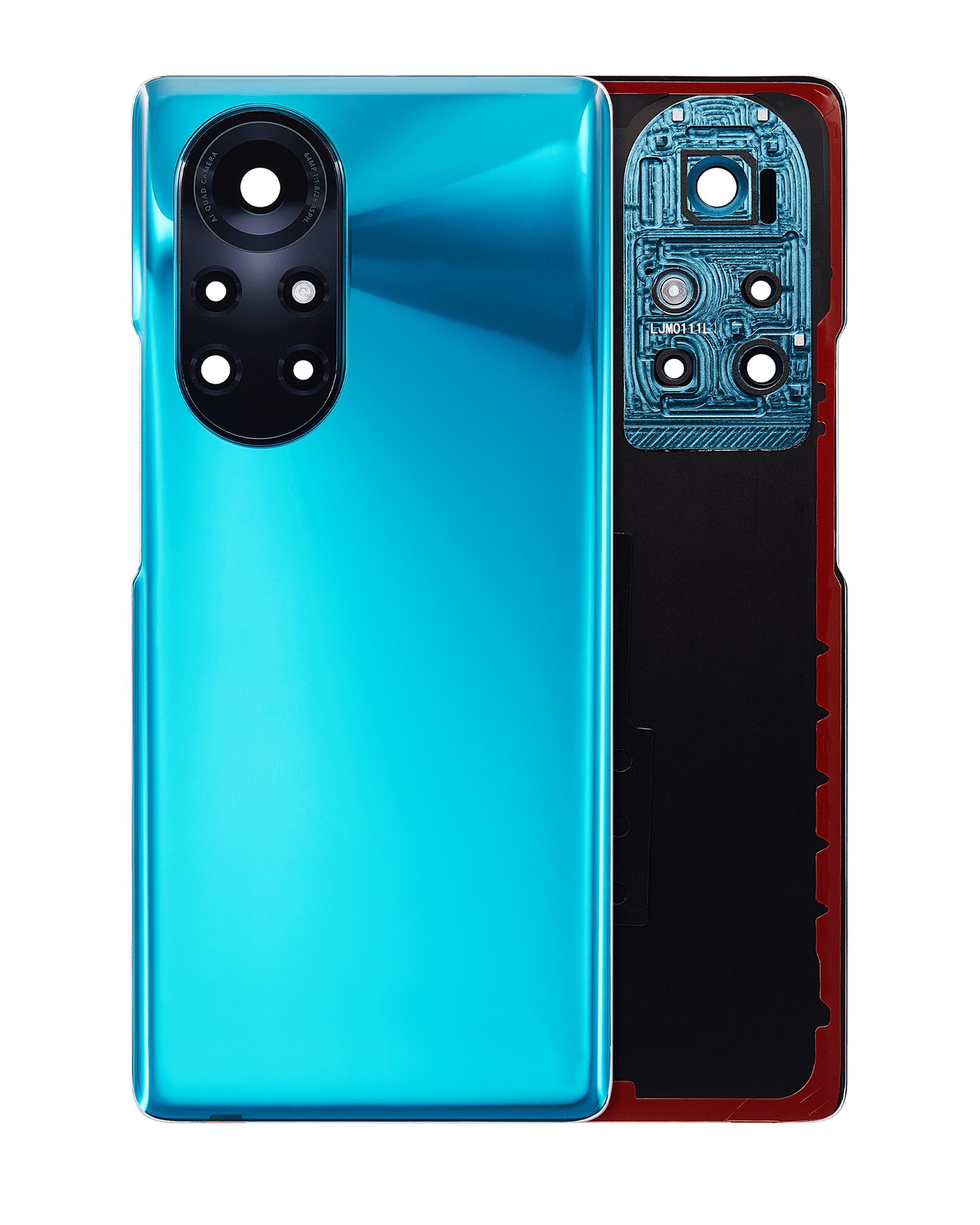 Back Cover Glass with Camera Lens for Huawei Nova 8 Pro (Green)
