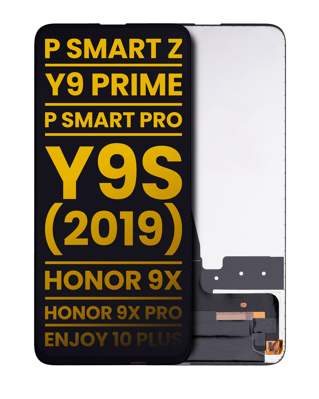 LCD-Display ohne Rahmen für Huawei P Smart Z, Honor 9X Pro (Refurbished)