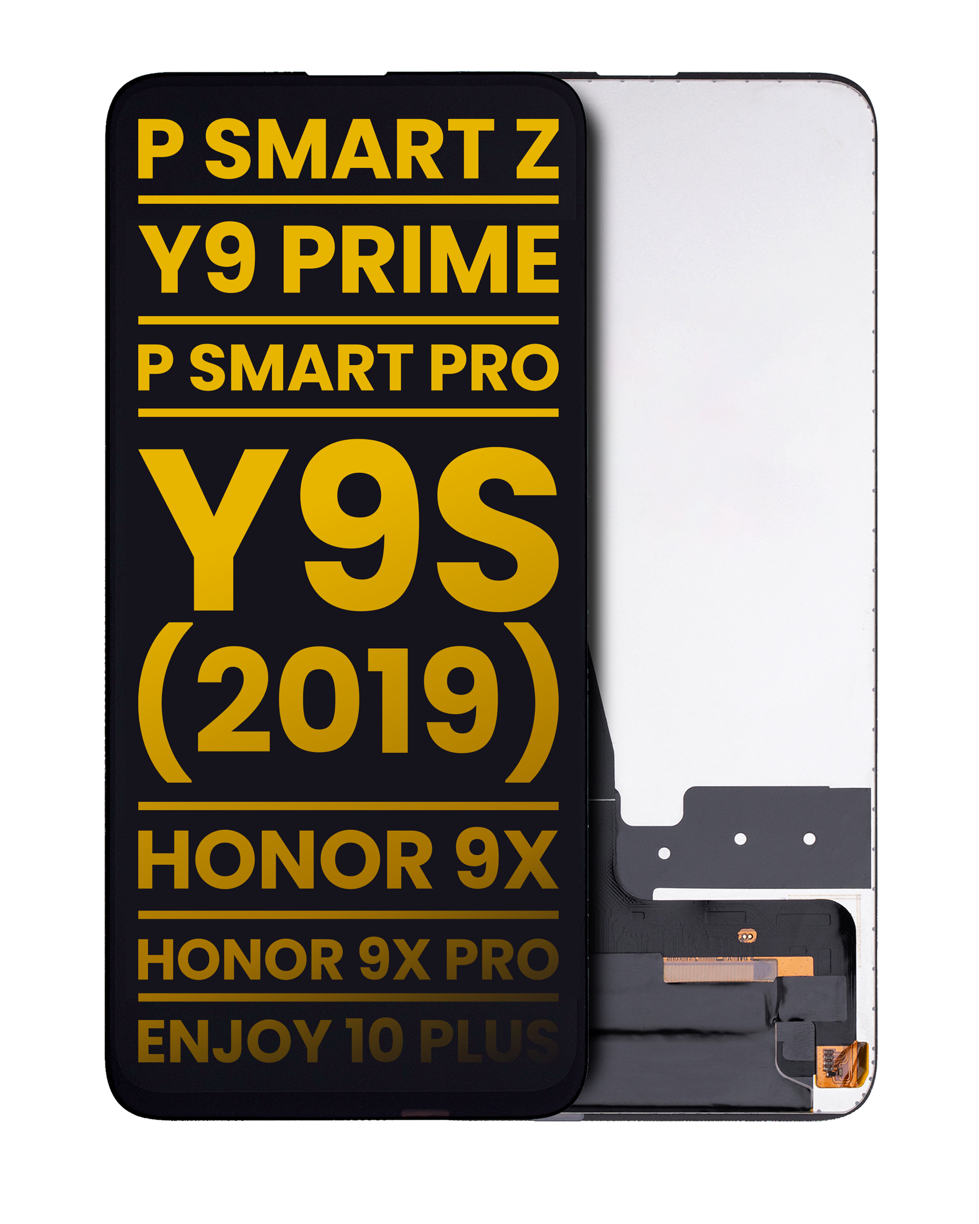 LCD-Display ohne Rahmen für Huawei P Smart Z, Honor 9X Pro (Refurbished)