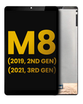 Frameless LCD Display for Lenovo Tab M8 (2nd Gen / 3rd Gen) (Refurbished) (Black)