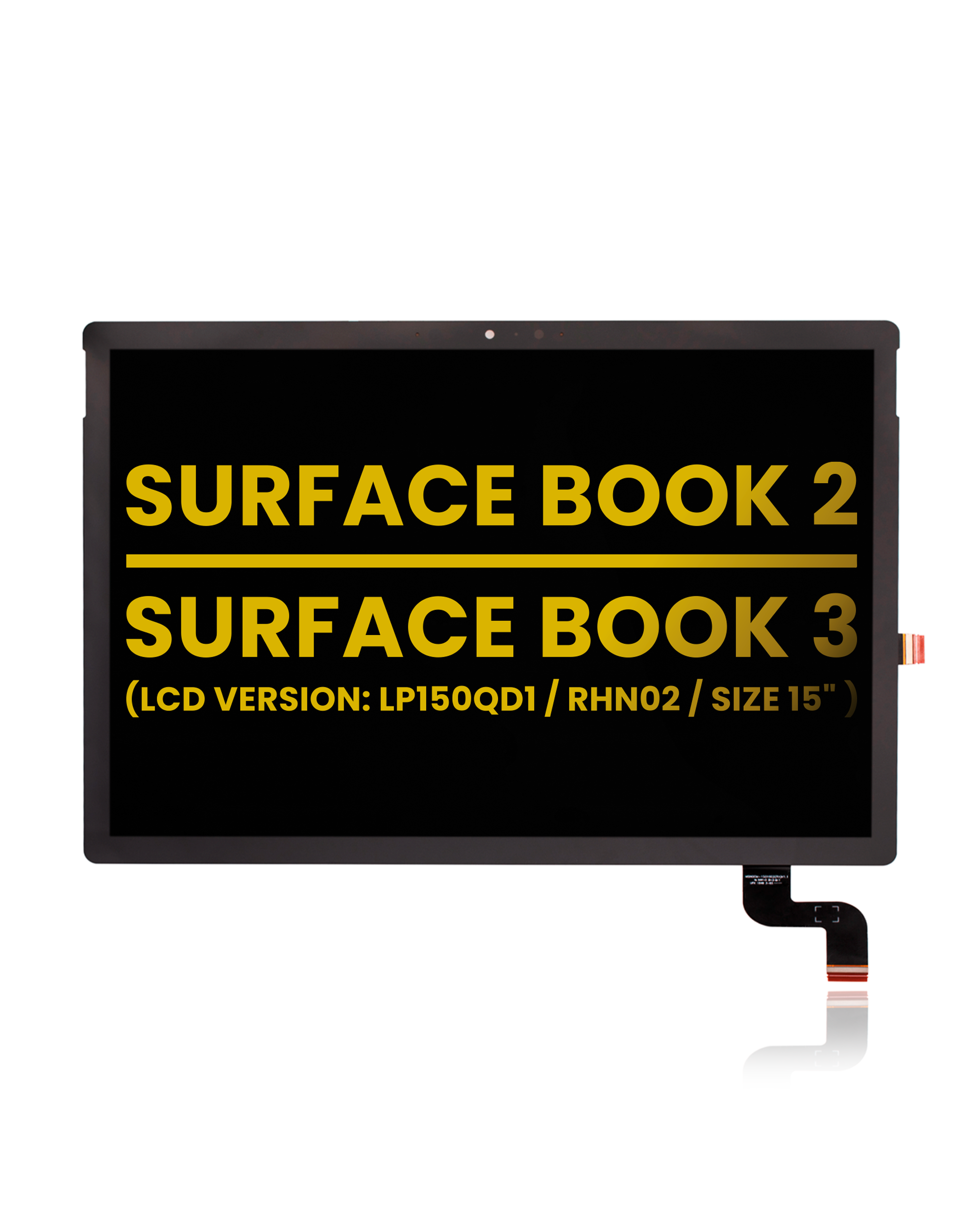 LCD Display with Digitizer for Microsoft Surface Book 2 15" / Surface Book 3 15" (Refurbished)