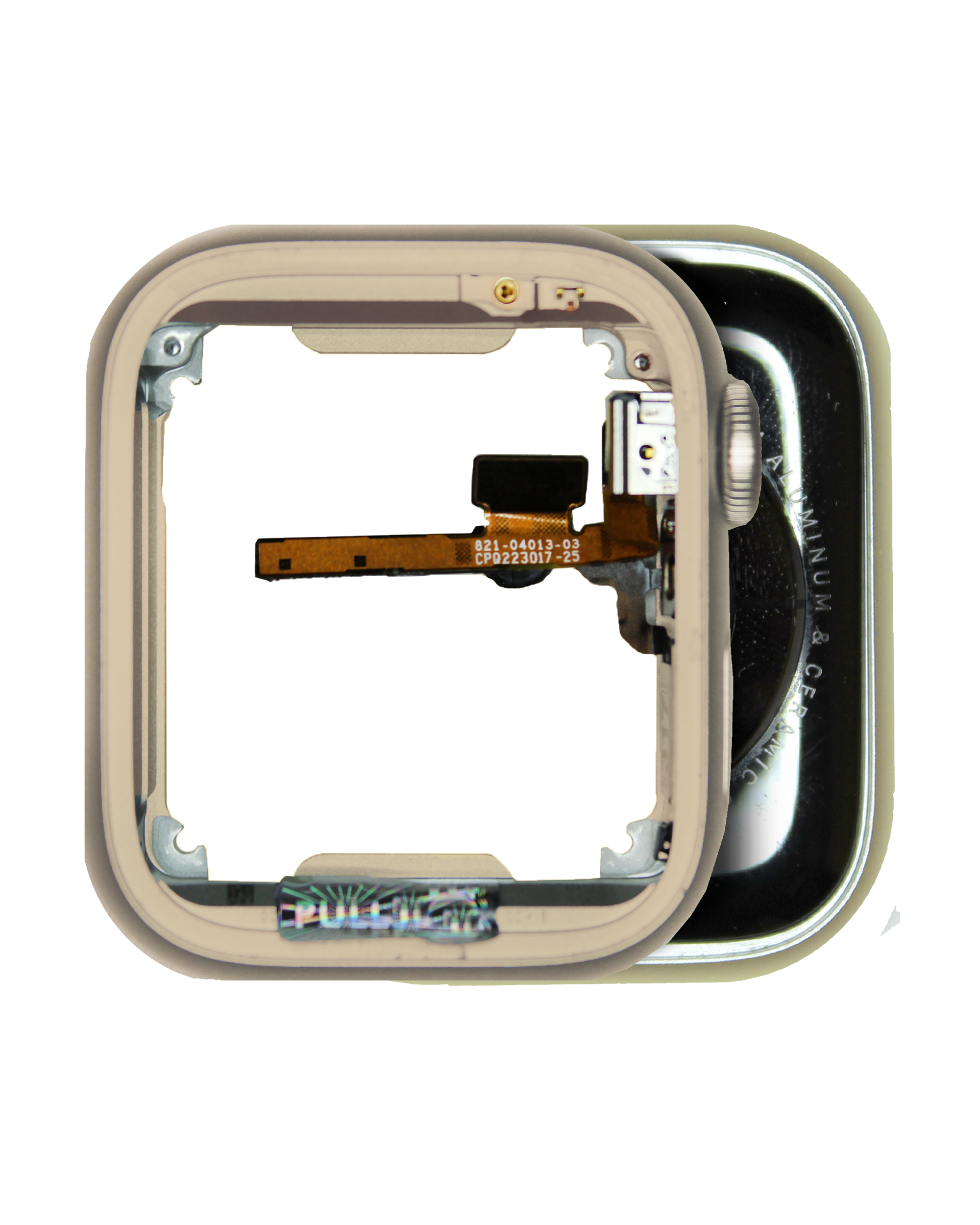 Gehäuse Apple Watch Series 8 41mm GPS Starlight OEM Pull B/C