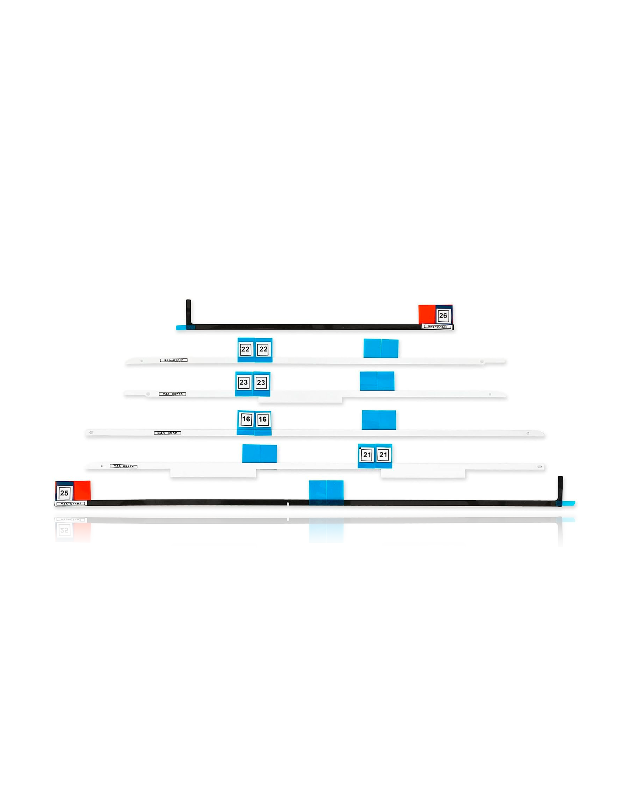Pre-Cut LCD Adhesive Tape for iMac 27" A1419 (2012-2017) / A1862 (2017) / A2115 (2019-2020) (Premium)