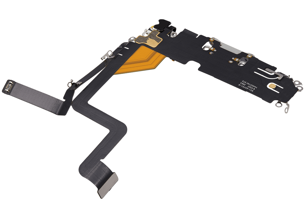 Charging Port Flex Cable for iPhone 14 Pro (OEM Pull, Used, Silver)
