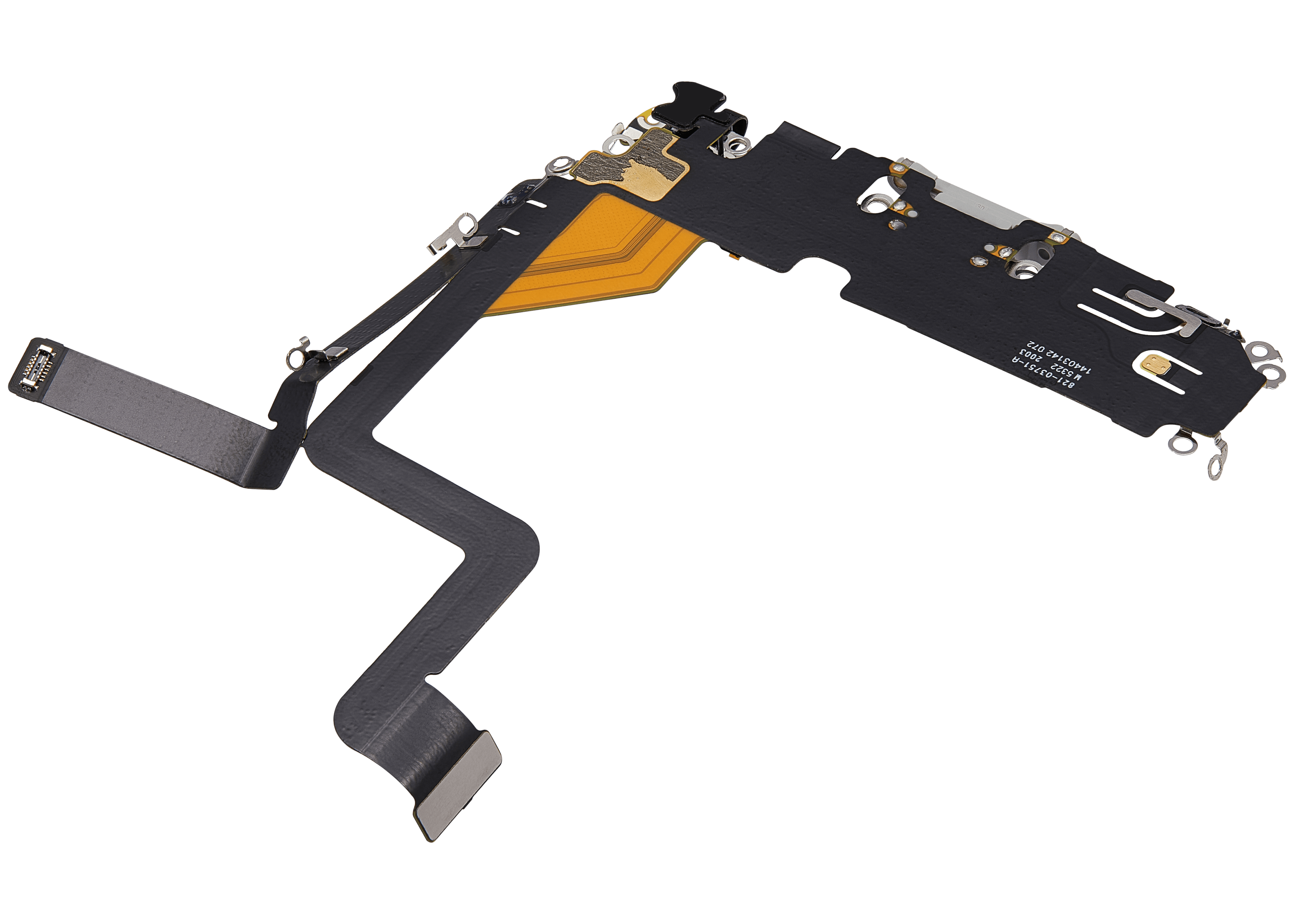 Charging Port Flex Cable for iPhone 14 Pro (OEM Pull, Used, Silver)