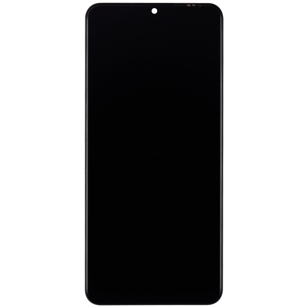 LCD-Komplettdisplay mit Rahmen für ZTE Blade A72 A7040 Refurbished Space Grau