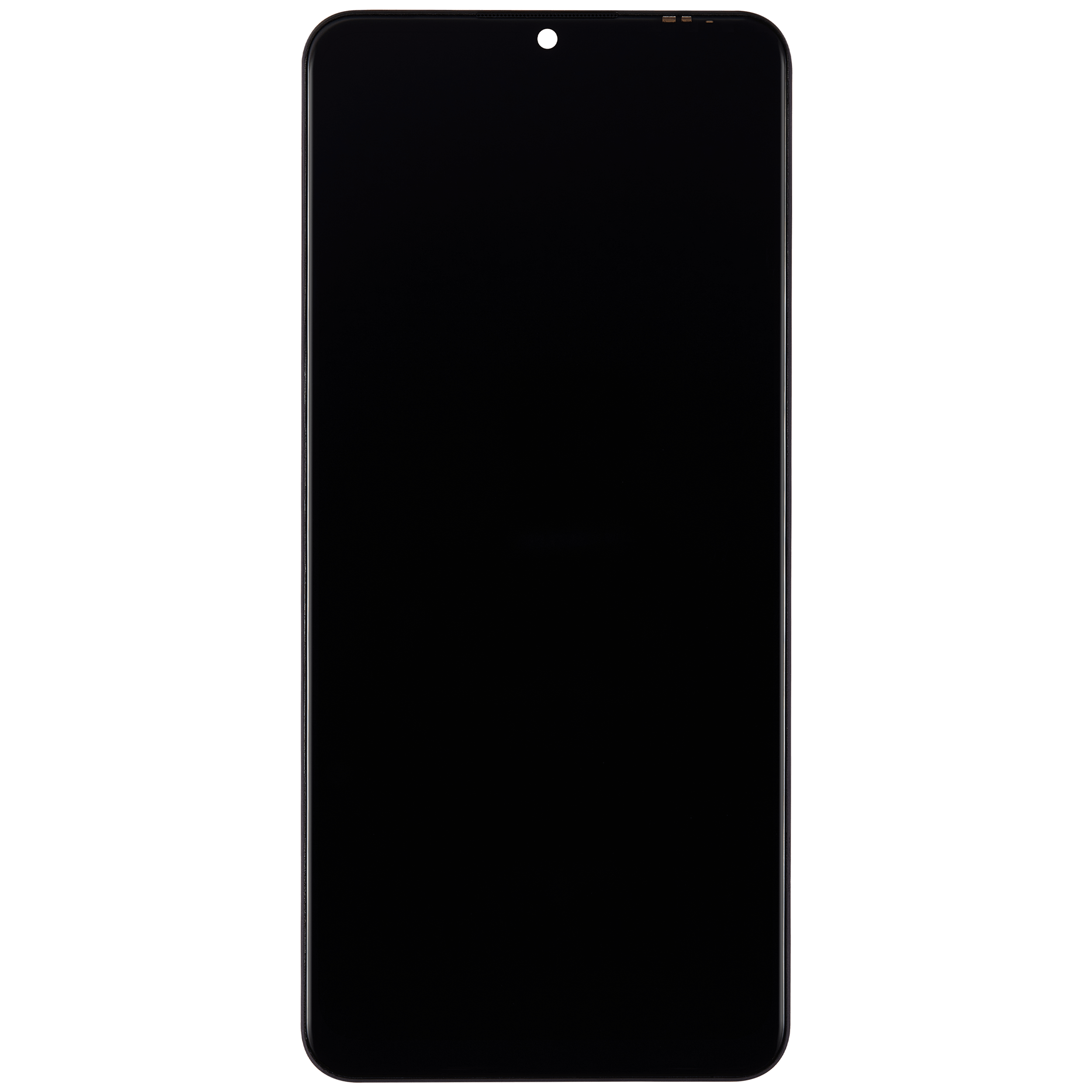 LCD-Komplettdisplay mit Rahmen für ZTE Blade A72 A7040 Refurbished Space Grau