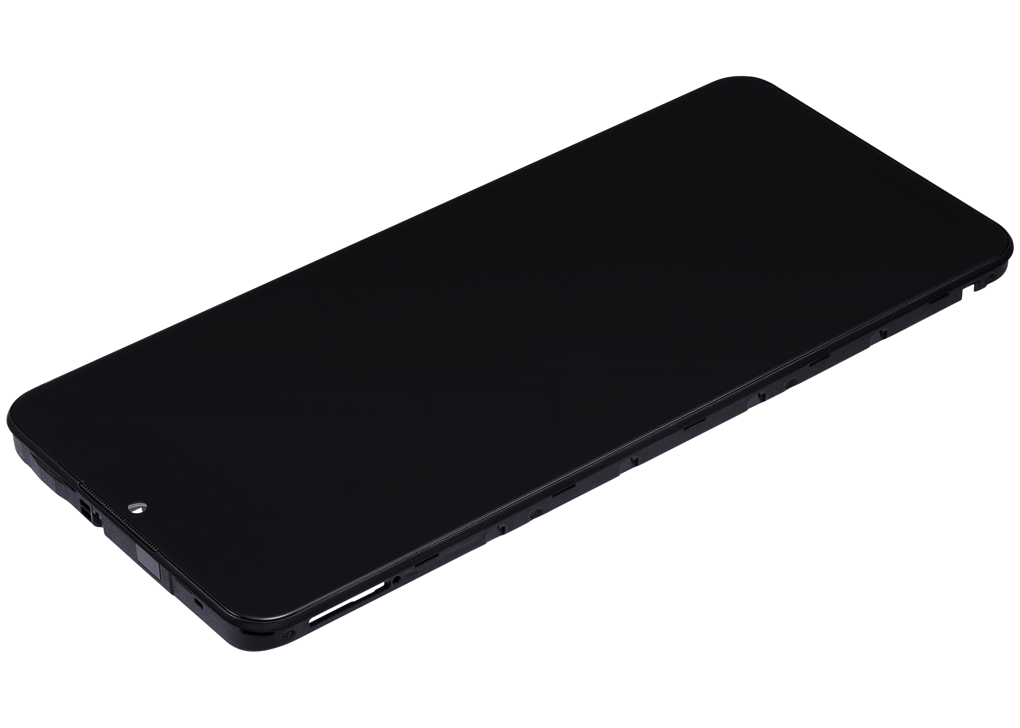 LCD-Komplettdisplay mit Rahmen für ZTE Blade A72 A7040 Refurbished Space Grau