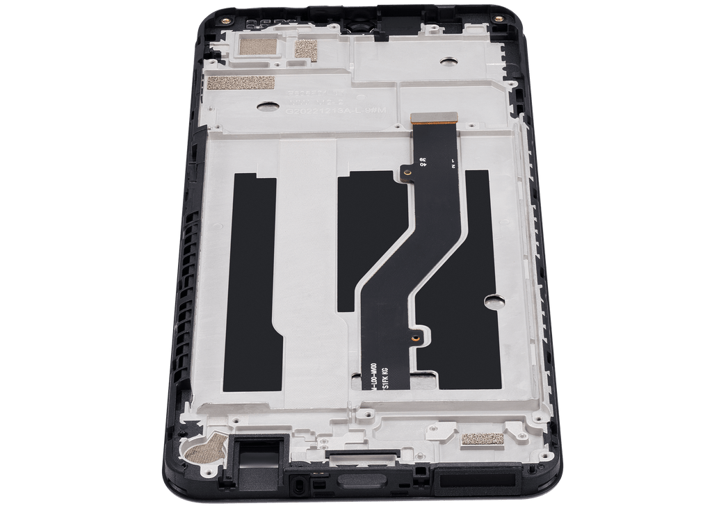 LCD-Komplettdisplay mit Rahmen für ZTE Blade A72 A7040 Refurbished Space Grau
