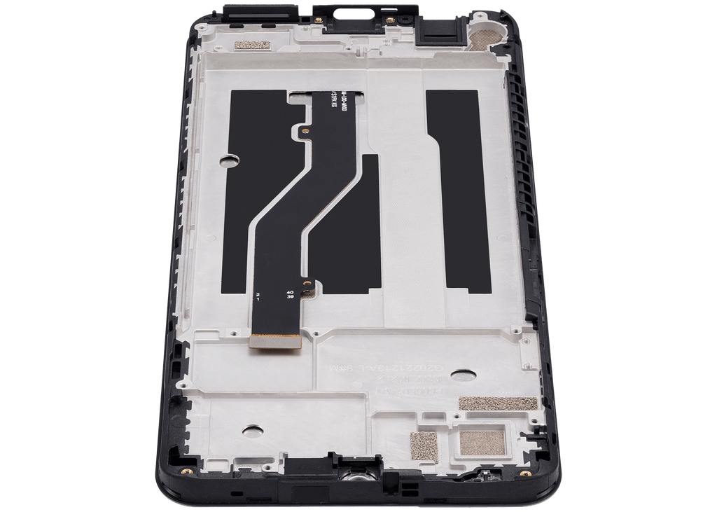 LCD-Komplettdisplay mit Rahmen für ZTE Blade A72 A7040 Refurbished Space Grau