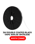 Doppelseitiges hochfestes Polyesterband 300LSE, 2 mm x 25 m, 3M Modell 9475LEB