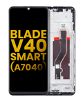 LCD-Display mit Rahmen für ZTE Blade V40 Smart (Refurbished) (Alle Farben)