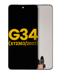 LCD-Display ohne Rahmen für Motorola Moto G34/G45 5G (Refurbished)