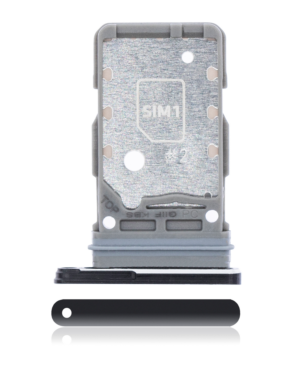 Dual-SIM-Kartenfach für Samsung Galaxy S21 (Schwarz)