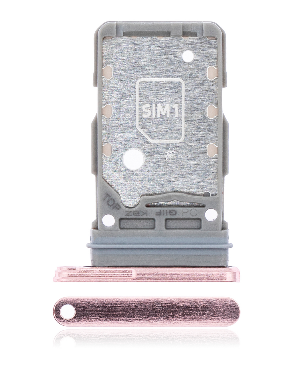 Dual-SIM-Kartenfach für Samsung Galaxy S21 (Phantom Pink)