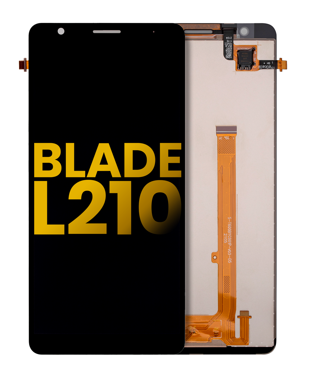 LCD-Display ohne Rahmen für ZTE Blade (L210) (Refurbished) (Schwarz)