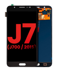 OLED-Display o. Rahmen Samsung Galaxy J7 (J700) Schwarz Aftermarket Plus