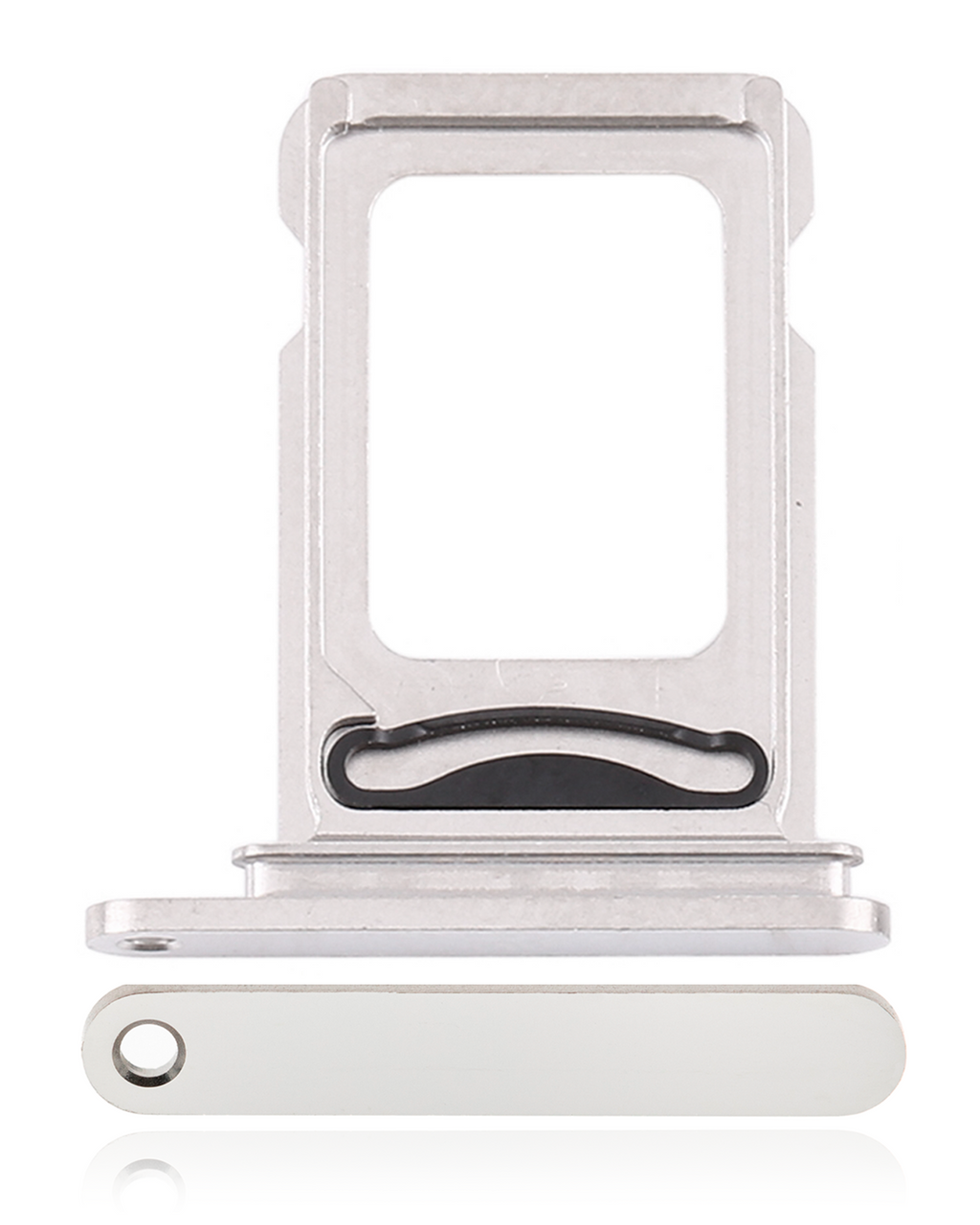 Dual-SIM-Kartenträger für iPhone 12 Pro / 12 Pro Max (Silber)