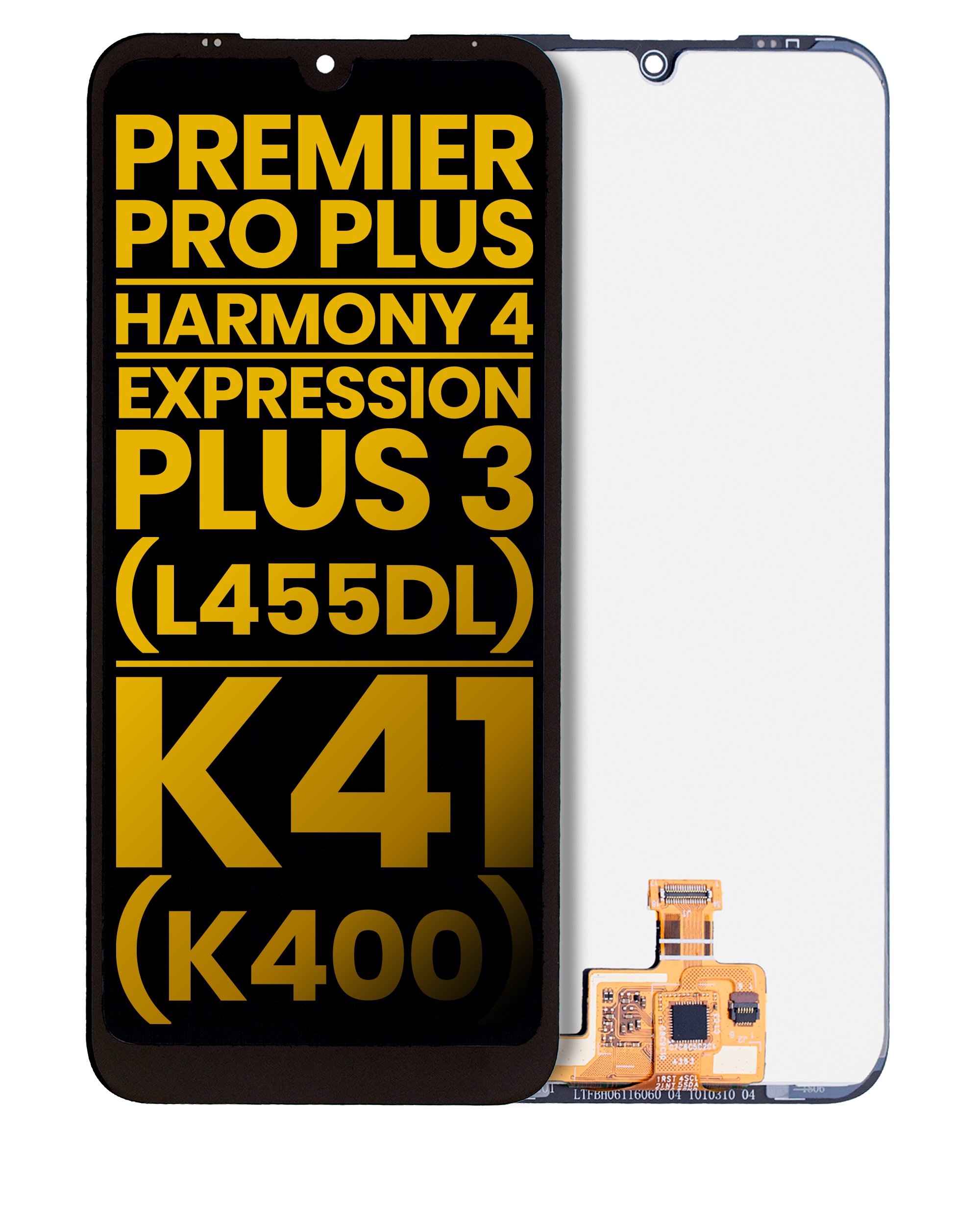 LCD ohne Rahmen für LG K41 / Premier Pro Plus / Harmony 4 (refurbished)