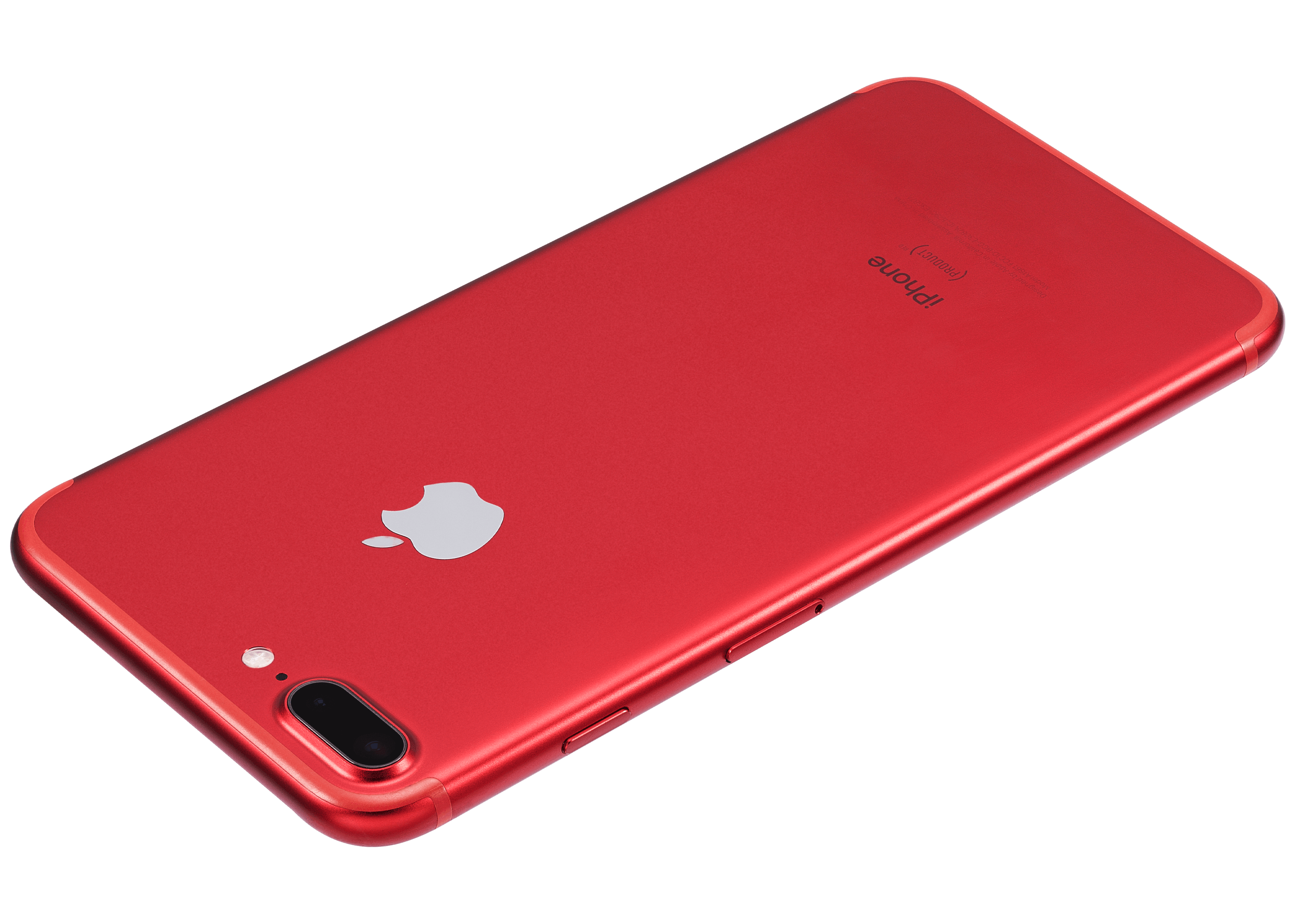 Back Cover/Frame with Pre-installed Small Parts for iPhone 7 Plus (Used OEM Disassembly, Grade A) (Red)