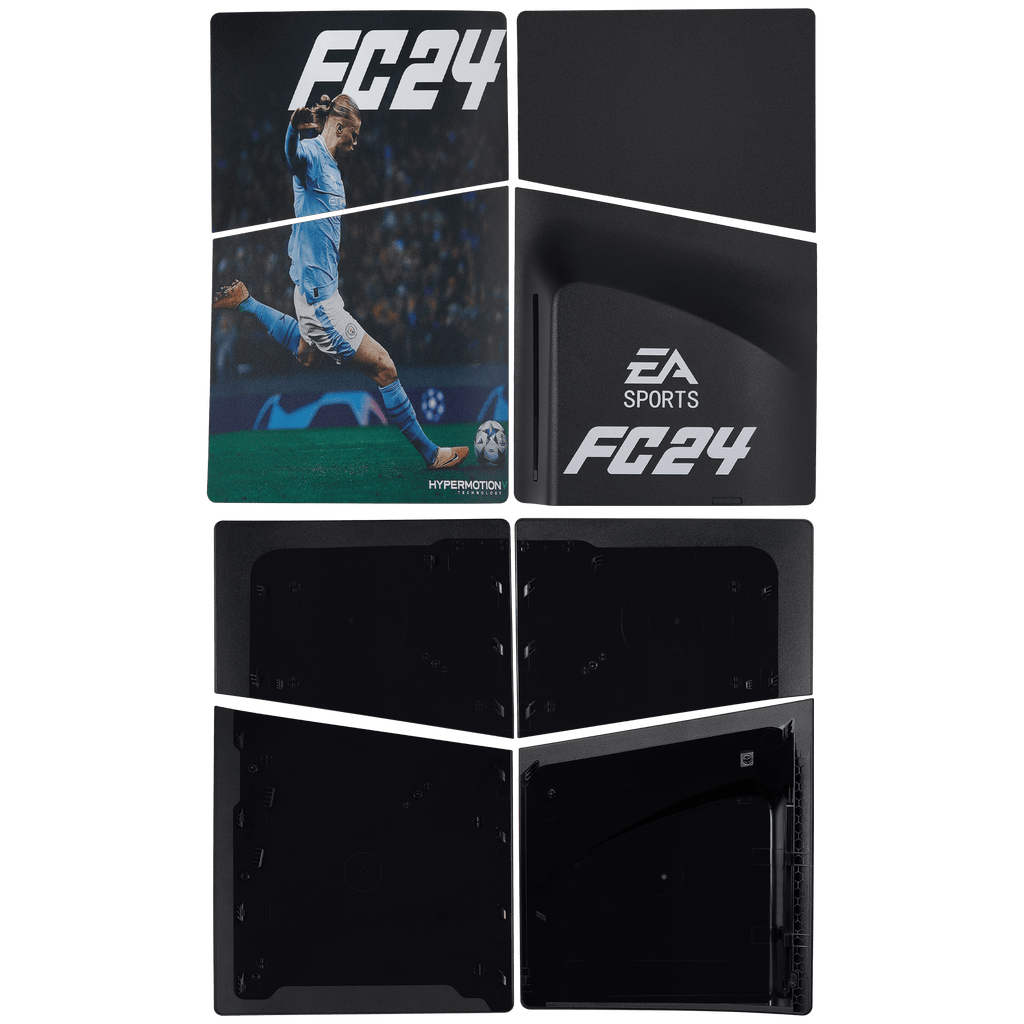 Faceplate Cover (Top & Bottom) for Sony PlayStation 5 Slim Disc Edition (EA Sport FC24 FIFA)