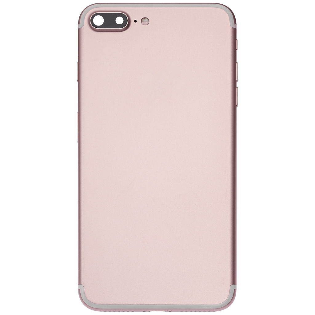 Back Cover/Frame with Pre-Installed Small Parts for iPhone 7 Plus (Used OEM Disassembly, Quality A) (Rose Gold)