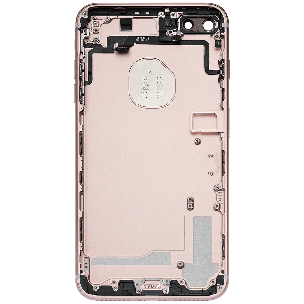 Back Cover/Frame with Pre-Installed Small Parts for iPhone 7 Plus (Used OEM Disassembly, Quality A) (Rose Gold)