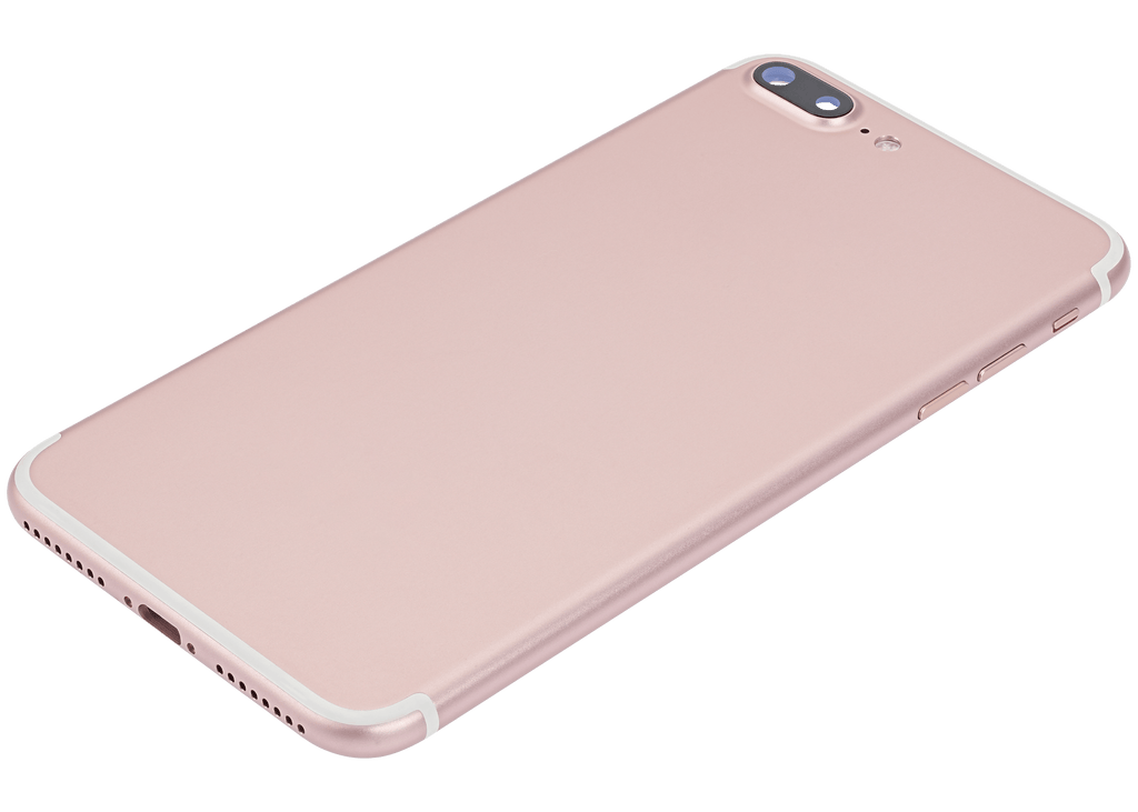 Back Cover/Frame with Pre-Installed Small Parts for iPhone 7 Plus (Used OEM Disassembly, Quality A) (Rose Gold)