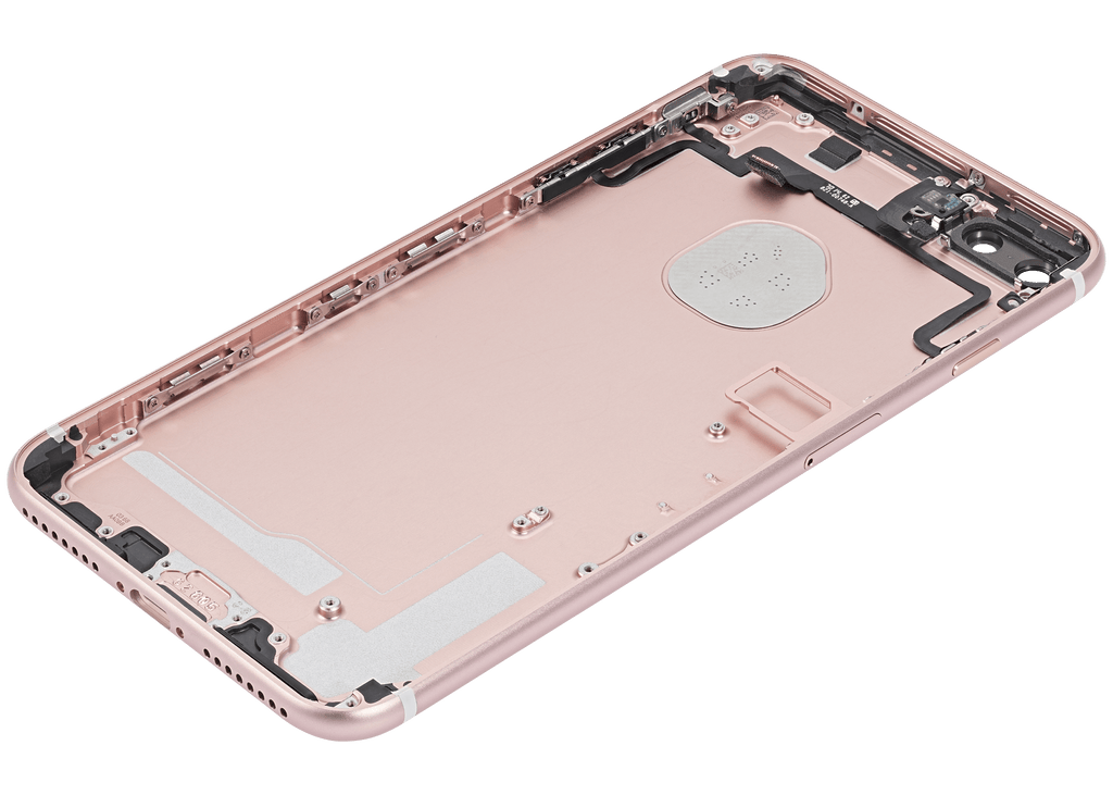 Back Cover/Frame with Pre-Installed Small Parts for iPhone 7 Plus (Used OEM Disassembly, Quality A) (Rose Gold)