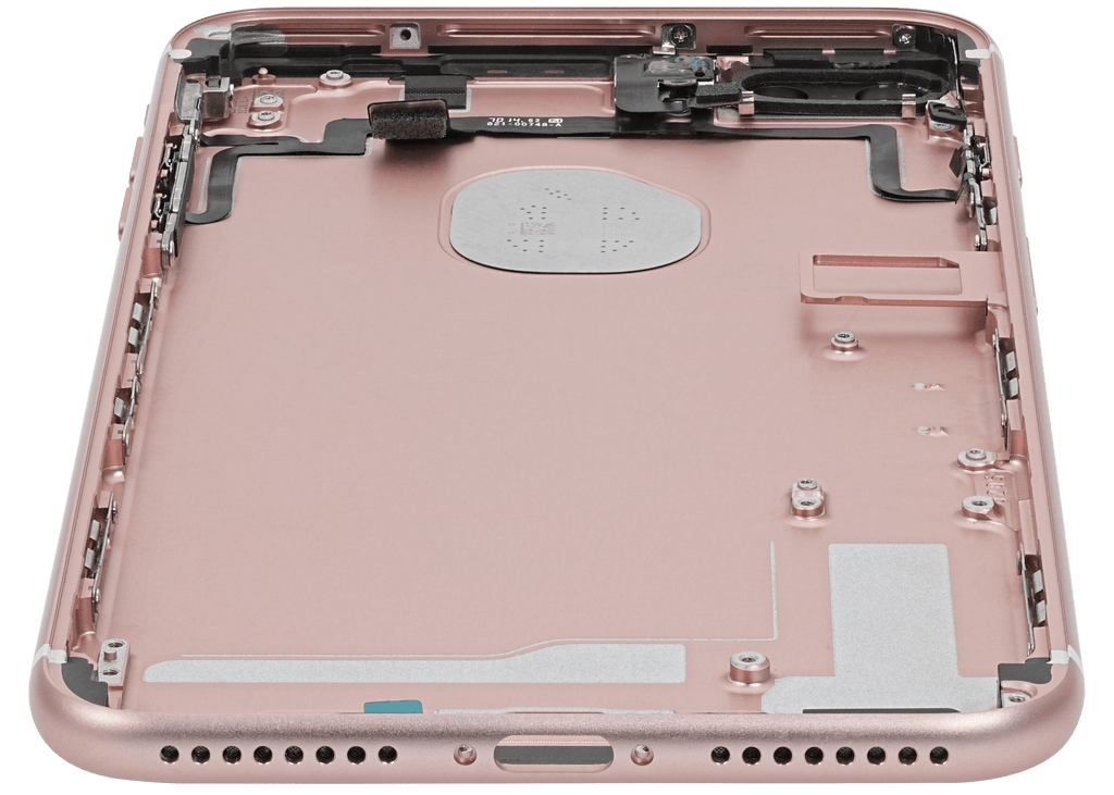 Back Cover/Frame with Pre-Installed Small Parts for iPhone 7 Plus (Used OEM Disassembly, Quality A) (Rose Gold)
