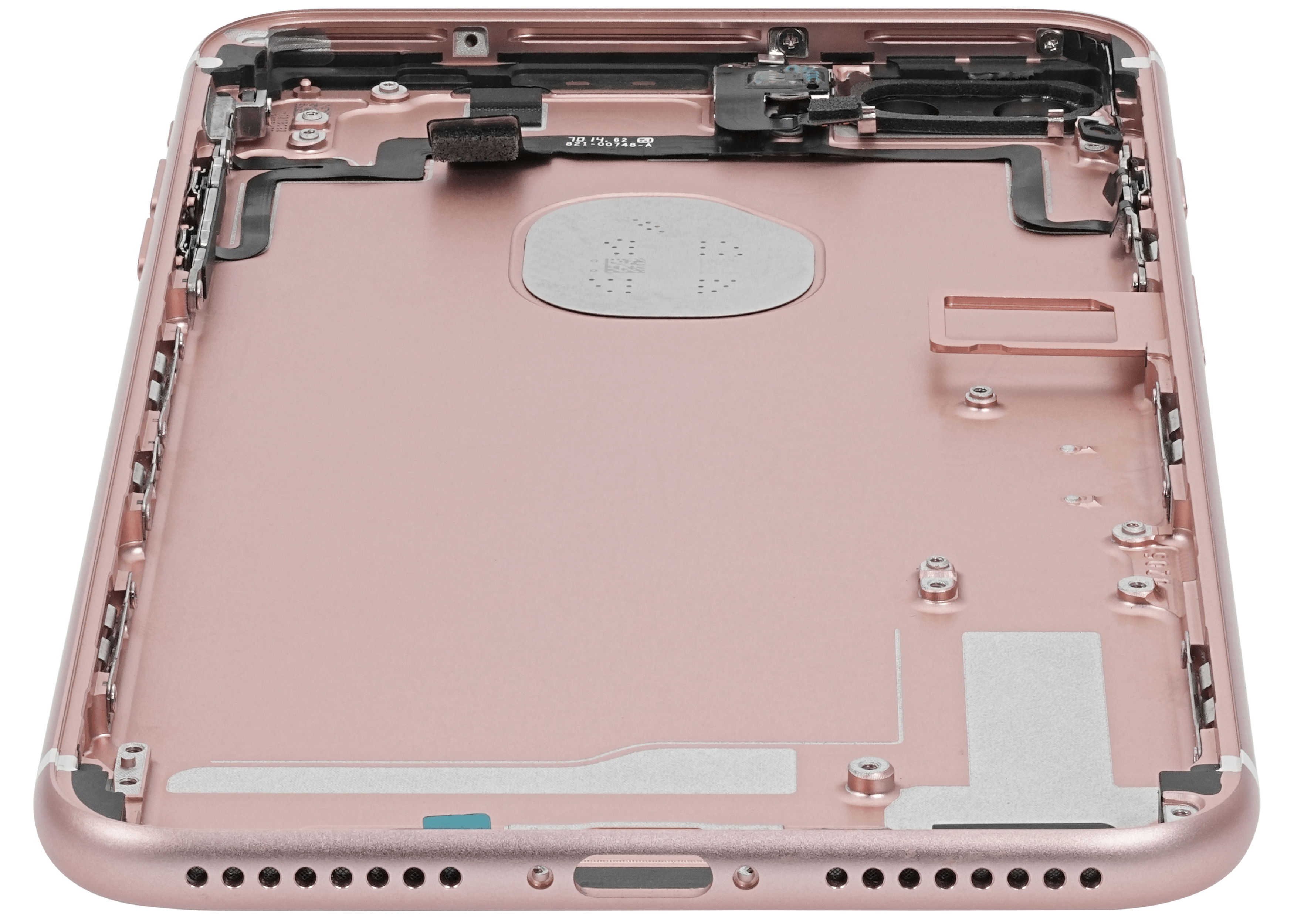 Back Cover/Frame with Pre-Installed Small Parts for iPhone 7 Plus (Used OEM Disassembly, Quality A) (Rose Gold)