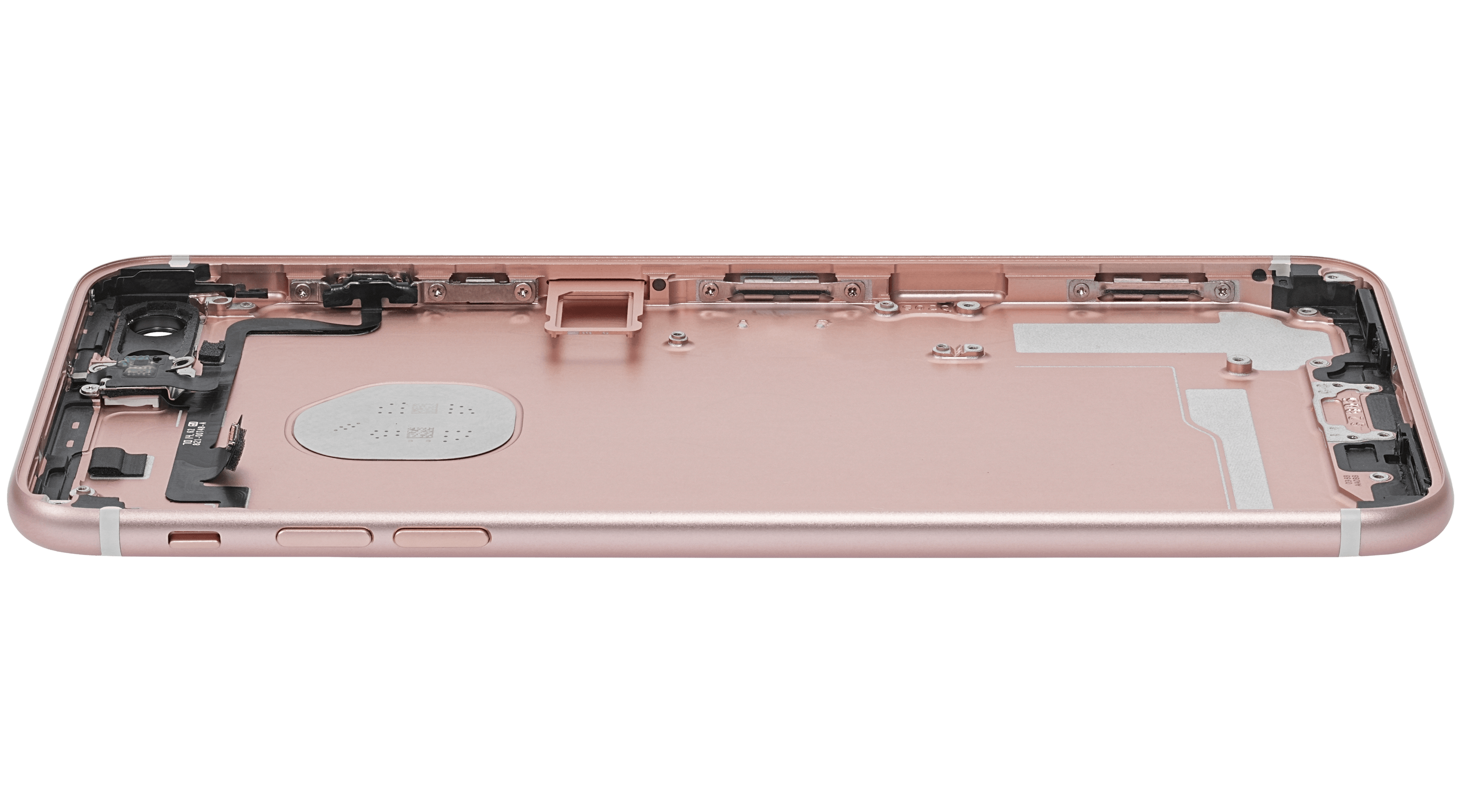 Back Cover/Frame with Pre-Installed Small Parts for iPhone 7 Plus (Used OEM Disassembly, Quality A) (Rose Gold)