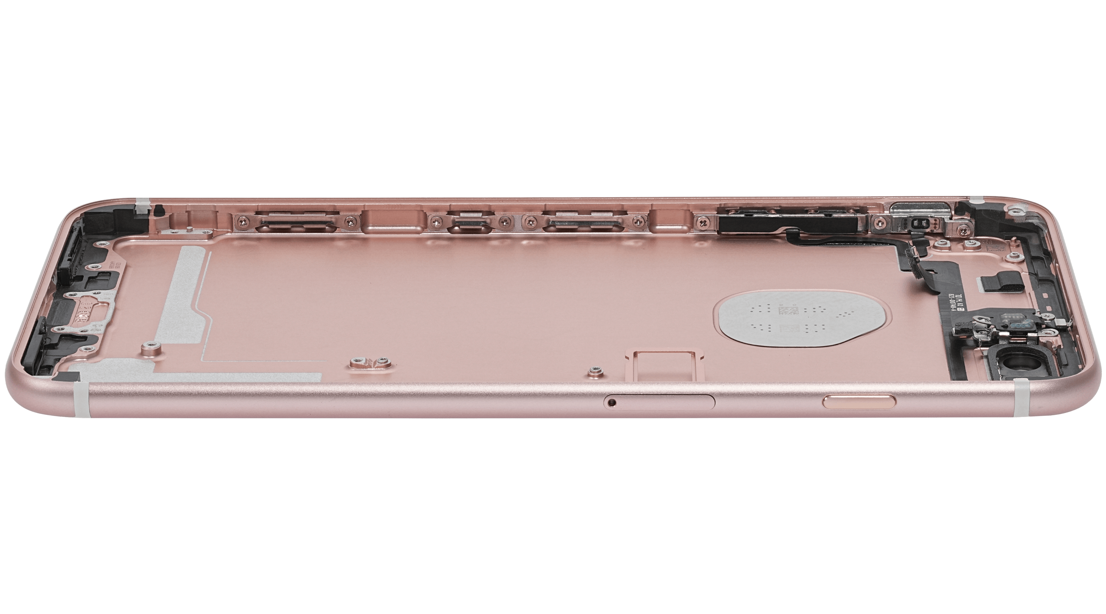 Back Cover/Frame with Pre-Installed Small Parts for iPhone 7 Plus (Used OEM Disassembly, Quality A) (Rose Gold)