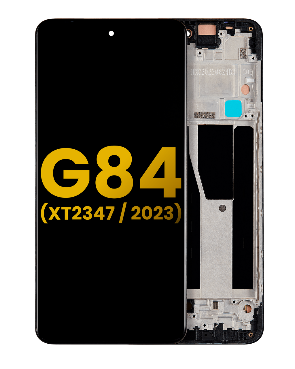 OLED Display with Frame for Motorola Moto G84 (XT2347 / 2023) (Refurbished) (All Colors)