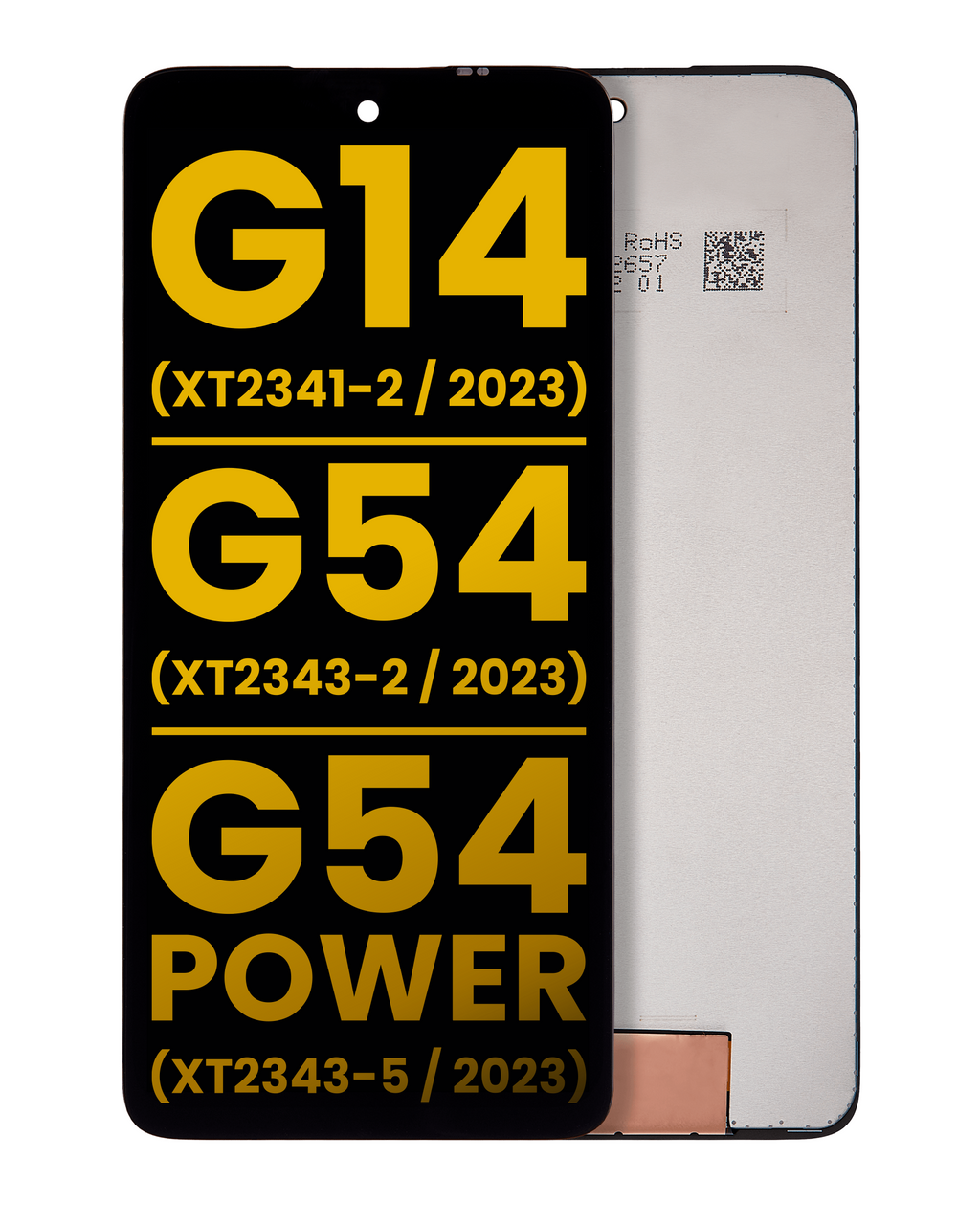 LCD-Display ohne Rahmen für Motorola Moto G14/G54/G64 (Refurbished)