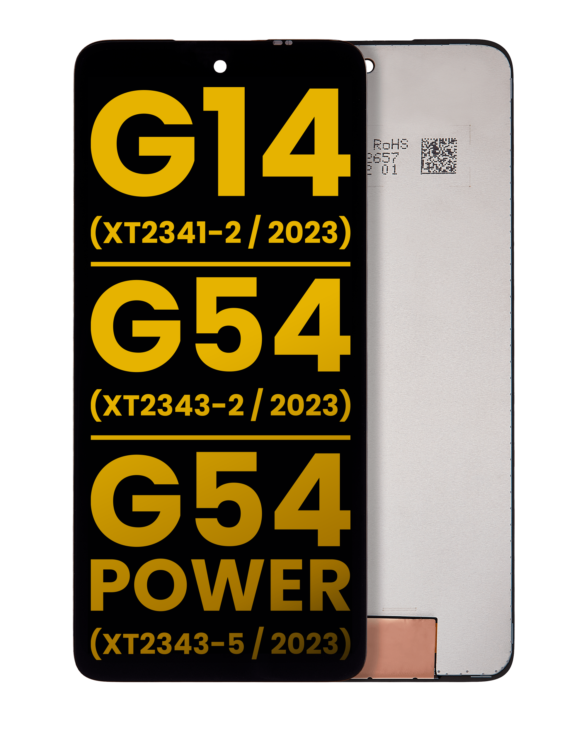 LCD-Display ohne Rahmen für Motorola Moto G14/G54/G64 (Refurbished)