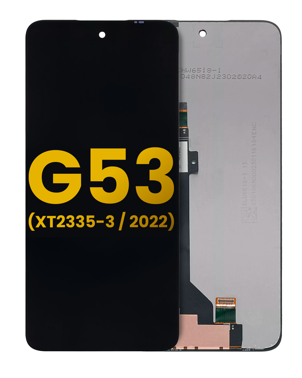 LCD-Display Ohne Rahmen für Motorola Moto G53 Refurbished