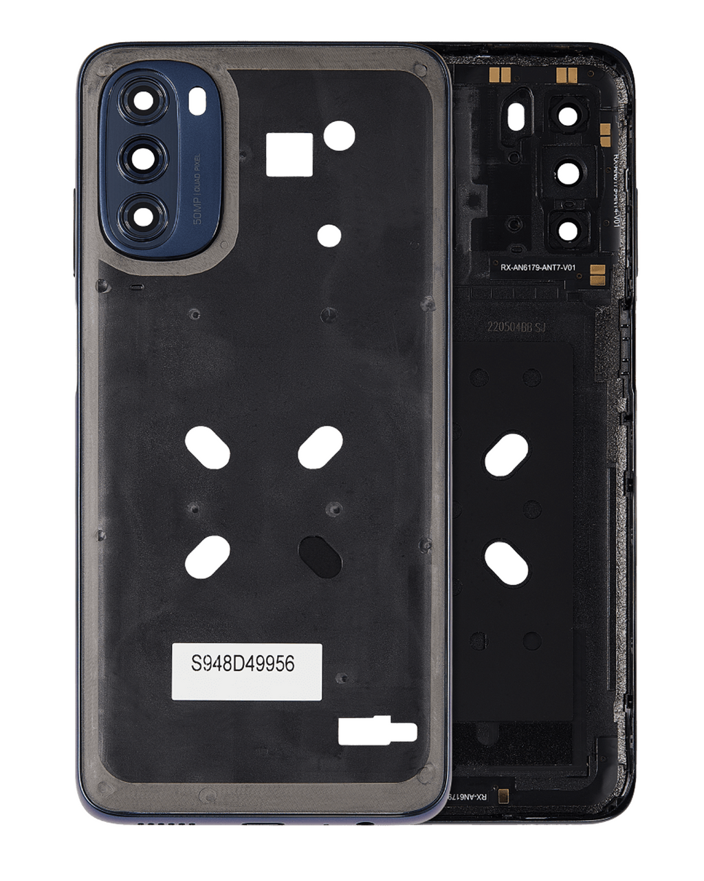Midframe/Frame with Camera Lens for Motorola Moto G 5G (XT2213 / 2022) (Moonlight Gray)